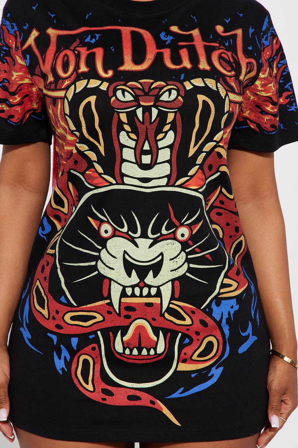 Barbie Graffiti Print Oversized T-Shirt