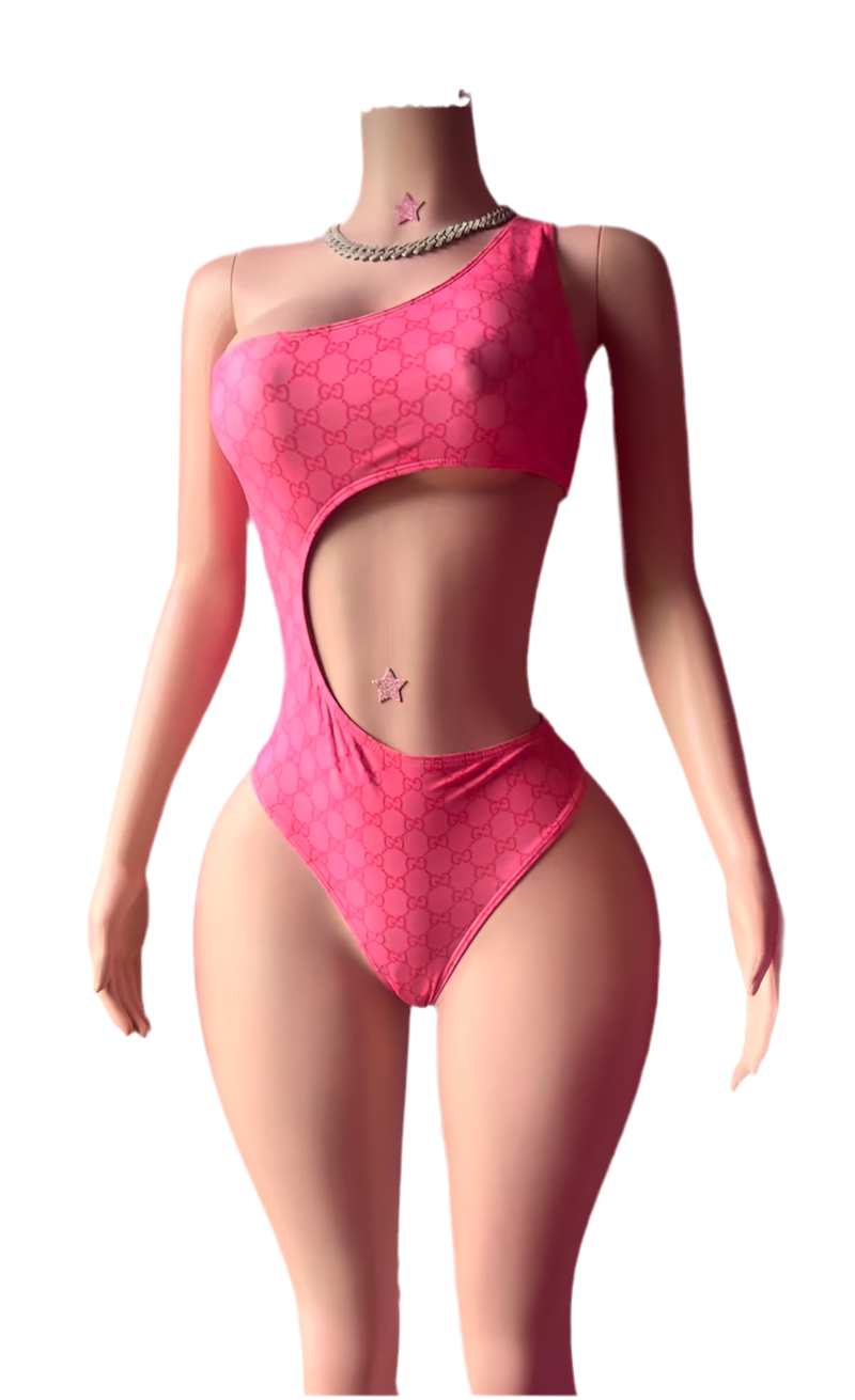 Pink GG Swimsuit