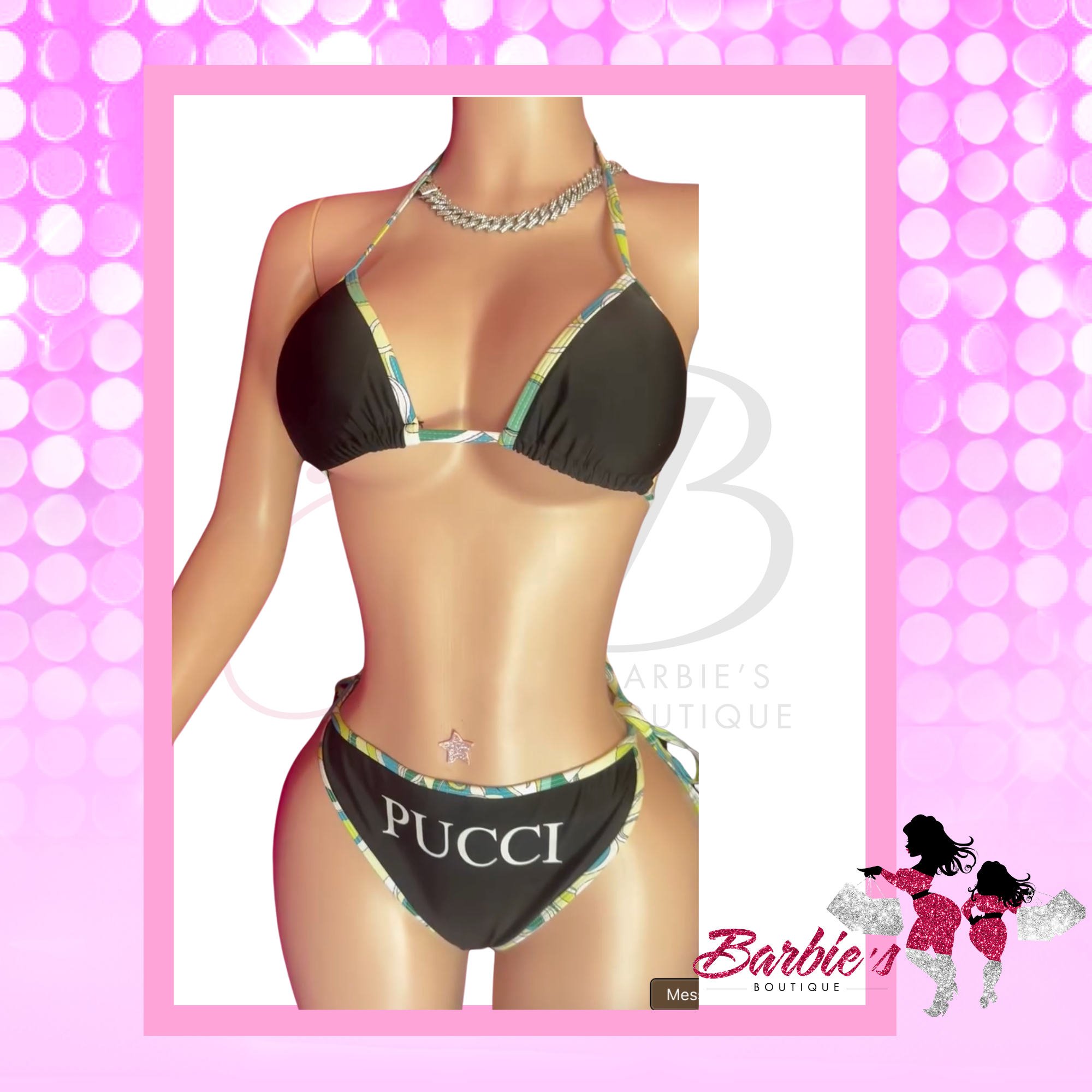 Barbie’s Sexy P Runner Set – Sleek 2-Piece Crop Top & Shorts Outfit