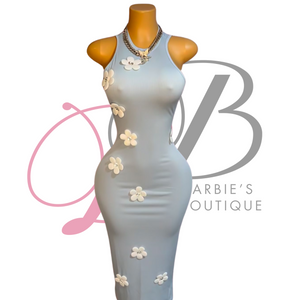 Barbie Elegant Floral Maxi Dress