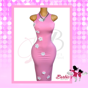 Barbie Elegant Floral Maxi Dress