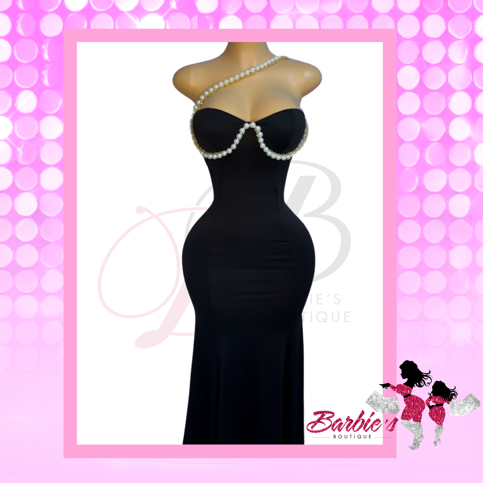 Barbie Boob Lifter Bustier Mermaid Dress