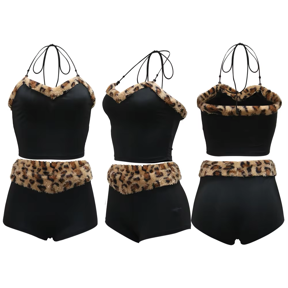 Barbie Leopard Print Set