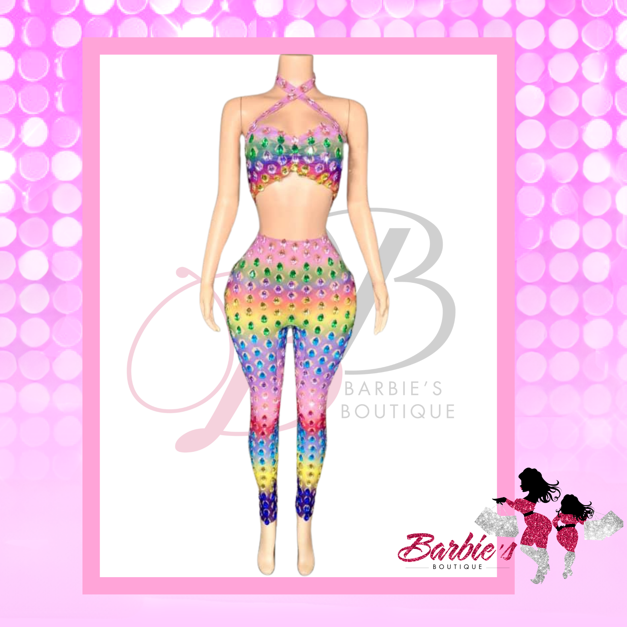 Barbie Crystal Leggings Set