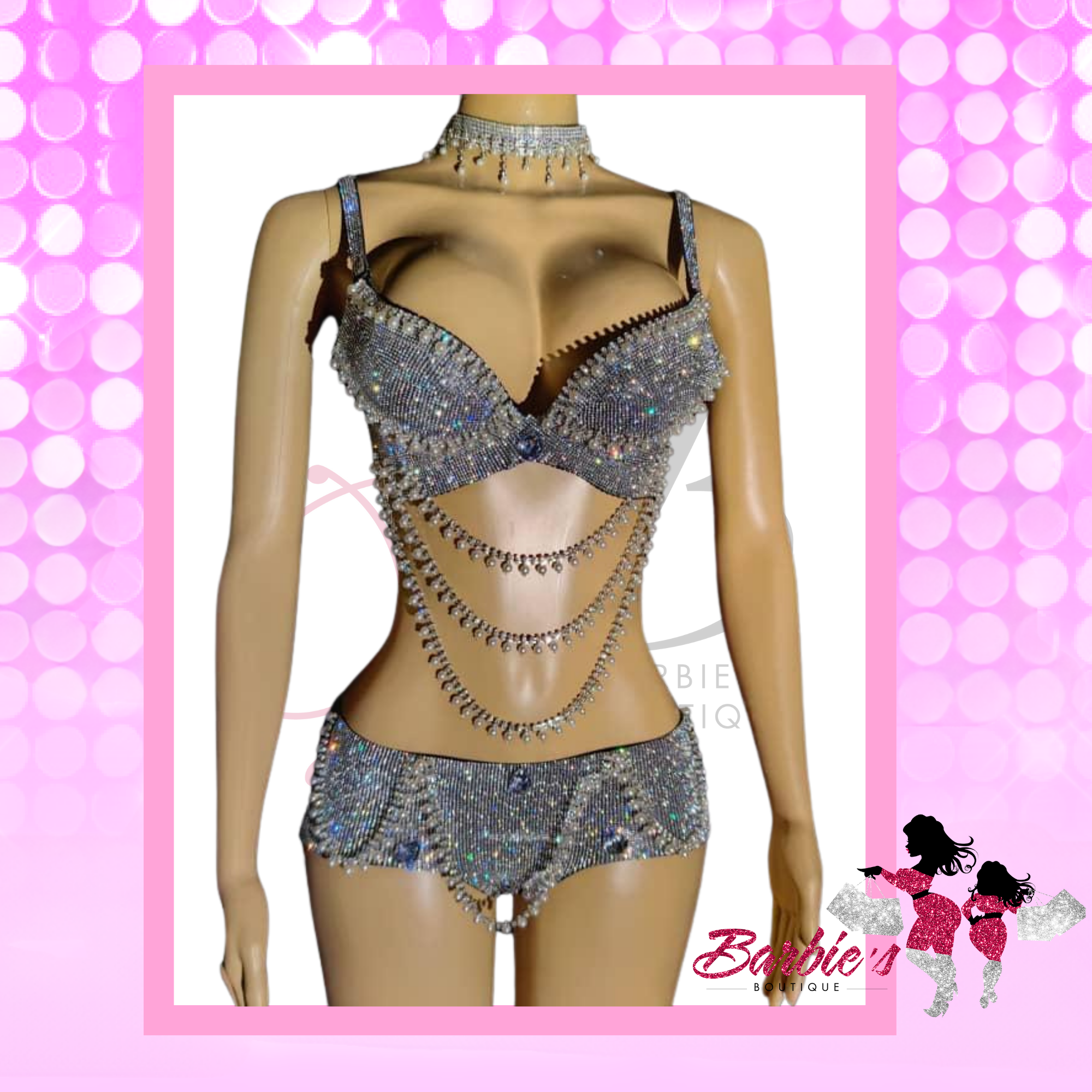 Barbie Pearl Fringe Set