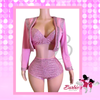 Barbie Rhinestone Short Set