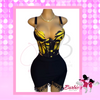 Barbie Fringe Wrap Skirt & Tropical Bustier Set